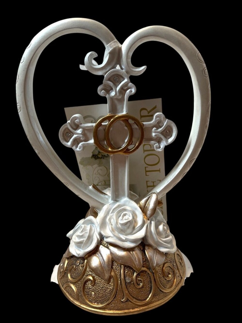 Legacy Of Love Cross Cake Topper By Kim Lawrence Enesco New Decorative Wedding K